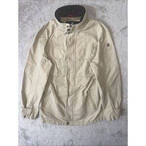 Victorinox Swiss Army Men’s Field Jacket Cream Cotton Nylon Size Small